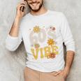 60's Vibe Vintage Nostalgia Mixtape Era 1960s Party Groovy Unisex Long Sleeve T-Shirt