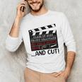 8th Grade Graduation 2026 Graduate Clapperboard Unisex Long Sleeve T-Shirt