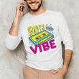 90's Vibe Retro Style Cassette Tape Nostalgia 1990s Party Premium Tri-Blend Unisex Long Sleeve T-Shirt