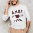 Ames Iowa Est 1864 Nostalgia Unisex Long Sleeve T-Shirt