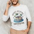 Books Helping Introvert Avoid Conversation Unisex Long Sleeve T-Shirt Books Helping Introvert Avoid Conversation Unisex Long Sleeve T-Shirt