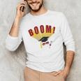 Boom Graduation Hat And Diploma For Proud Graduate Unisex Long Sleeve T-Shirt
