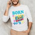 Born In The 80's But 90's Made Me Nostalgia Cassette Tape Premium Tri-Blend Unisex Long Sleeve T-Shirt
