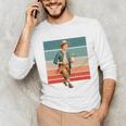 Boy Goose Vintage Rural Pastoral Charm Nostalgia Simple Life Unisex Long Sleeve T-Shirt