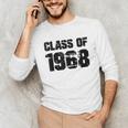 Class Of 1968 High School College Graduation Reunion Unisex Long Sleeve T-Shirt