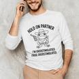 Cowboy Frog Overstimulated Western Meme Introverts Unisex Long Sleeve T-Shirt