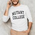 Crazy Sarcastic MUTANT COLLEGE Introvert Anti Social Unisex Long Sleeve T-Shirt Crazy Sarcastic MUTANT COLLEGE Introvert Anti Social Unisex Long Sleeve T-Shirt