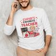 Cupid's Favorite Math Teacher Valentine Reading Book Women Unisex Long Sleeve T-Shirt Cupid's Favorite Math Teacher Valentine Reading Book Women Unisex Long Sleeve T-Shirt