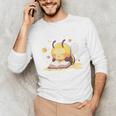 Cute Bee Reading Book Teacher Student Reader Graphic For Men Women Kids Unisex Long Sleeve T-Shirt Cute Bee Reading Book Teacher Student Reader Graphic For Men Women Kids Unisex Long Sleeve T-Shirt