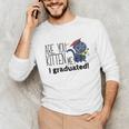 Cute Graduation Cat Masters High School T-Shirt For Men Women Kids Unisex Long Sleeve T-Shirt