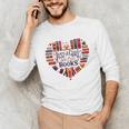 Cute Just A Girl Who Loves Books Heart Shape Reader Unisex Long Sleeve T-Shirt