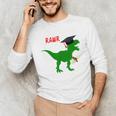 Dinosaur Rawr Diploma Graduate Graduation Unisex Long Sleeve T-Shirt