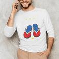 Discipline Arsenal Pinoy Nostalgia Filipino Tsinelas Premium Tri-Blend Unisex Long Sleeve T-Shirt