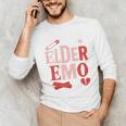 Elder Emo Retro Punk Typography Nostalgia Unisex Long Sleeve T-Shirt