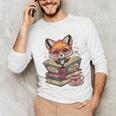 Fox Read Books Be Kind Stay Weird Reader Cute Nerd Bookworm Unisex Long Sleeve T-Shirt Fox Read Books Be Kind Stay Weird Reader Cute Nerd Bookworm Unisex Long Sleeve T-Shirt