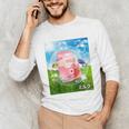 Frutiger Aero Aesthetic Tech Kawaii Strawberry Milk Fishes Raglan Baseball Tee Unisex Long Sleeve T-Shirt Frutiger Aero Aesthetic Tech Kawaii Strawberry Milk Fishes Raglan Baseball Tee Unisex Long Sleeve T-Shirt