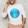 Frutiger Aero Aesthetic Tech Orb Fishes Raglan Baseball Tee Unisex Long Sleeve T-Shirt Frutiger Aero Aesthetic Tech Orb Fishes Raglan Baseball Tee Unisex Long Sleeve T-Shirt