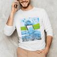 Frutiger Aero Aesthetic Tech Water Fishes Monitor Screen Raglan Baseball Tee Unisex Long Sleeve T-Shirt Frutiger Aero Aesthetic Tech Water Fishes Monitor Screen Raglan Baseball Tee Unisex Long Sleeve T-Shirt