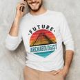 Future Archaeologist Pyramid Archaeology Student Graduation Unisex Long Sleeve T-Shirt