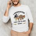 I Graduated Can I Go Back To Bed Sloth Graduation Cap Unisex Long Sleeve T-Shirt