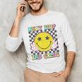 Groovy Next Stop 2nd Grade 1st Grade Graduation 2025 Unisex Long Sleeve T-Shirt