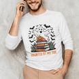 Haunted By My TBR Boo Halloween Book Lover Librarian Unisex Long Sleeve T-Shirt