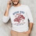 Hotrod Rebel Automotive Nostalgia Old Car Distressed Premium Tri-Blend Unisex Long Sleeve T-Shirt