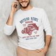Hotrod Rebel Automotive Nostalgia Old Car Distressed Unisex Long Sleeve T-Shirt