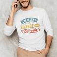 I'm Fluent In Silence And Eye-Rolls Introverts Premium Unisex Long Sleeve T-Shirt