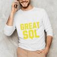I'm A Great SQL Introvert Saying Inbound Marketing Premium Tri-Blend Unisex Long Sleeve T-Shirt