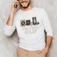 I’m This Old Retro Tech Nostalgia For 70s 80s Premium Tri-Blend Unisex Long Sleeve T-Shirt