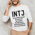 INTJ Rules Architect Personality Type Introvert Unisex Long Sleeve T-Shirt