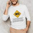 INTJ Warnings Architect Personality Type Introvert Unisex Long Sleeve T-Shirt INTJ Warnings Architect Personality Type Introvert Unisex Long Sleeve T-Shirt