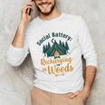 Introvert Camping Social Battery Recharging In The Woods Unisex Long Sleeve T-Shirt