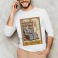 Introvert Homebody Awkward Skeleton The Homebody Tarot Card Unisex Long Sleeve T-Shirt Introvert Homebody Awkward Skeleton The Homebody Tarot Card Unisex Long Sleeve T-Shirt