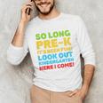 Kids So Long PRE-K It's Been Fun Shirt Boy Girl Graduation Unisex Long Sleeve T-Shirt