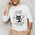 Last Day Of School Student Graduation I Survived 2nd Grade Unisex Long Sleeve T-Shirt