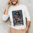 Mystical Library Book Reader The Introvert Tarot Card Unisex Long Sleeve T-Shirt Mystical Library Book Reader The Introvert Tarot Card Unisex Long Sleeve T-Shirt