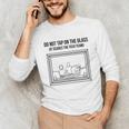Do Not Tap On The Glass Sound Booth Introvert Unisex Long Sleeve T-Shirt Do Not Tap On The Glass Sound Booth Introvert Unisex Long Sleeve T-Shirt