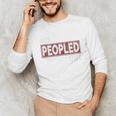 All Peopled Out Introvert Joke Sarcastic Quote Premium Tri-Blend Unisex Long Sleeve T-Shirt All Peopled Out Introvert Joke Sarcastic Quote Premium Tri-Blend Unisex Long Sleeve T-Shirt