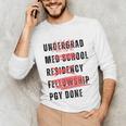 PGY Done Medical Training Residency Fellowship Graduation Unisex Long Sleeve T-Shirt
