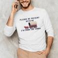 PLEASE BE PATIENT WITH ME I'M FROM THE 1900s 90s Meme Premium Unisex Long Sleeve T-Shirt