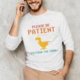 Please Be Patient With Me I'm From The 1900s Dinosaur Premium Unisex Long Sleeve T-Shirt Please Be Patient With Me I'm From The 1900s Dinosaur Premium Unisex Long Sleeve T-Shirt