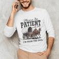Please Be Patient With Me I'm From The 1900s Vintage Raglan Baseball Tee Unisex Long Sleeve T-Shirt