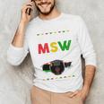 Queen MSW Social Work Grads Masters Graduation Unisex Long Sleeve T-Shirt