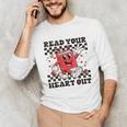 Read Your Heart Out Teacher Valentines Book Lover Unisex Long Sleeve T-Shirt Read Your Heart Out Teacher Valentines Book Lover Unisex Long Sleeve T-Shirt