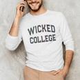 Retro Anti Social WICKED COLLEGE Introvert Stay Away From Me Unisex Long Sleeve T-Shirt Retro Anti Social WICKED COLLEGE Introvert Stay Away From Me Unisex Long Sleeve T-Shirt