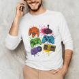 Retro Gamer Controller 80s 90s Video Game Arcade Nostalgia Unisex Long Sleeve T-Shirt Retro Gamer Controller 80s 90s Video Game Arcade Nostalgia Unisex Long Sleeve T-Shirt