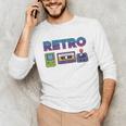 Retro Gaming Nostalgia Tee Perfect For 90s Lovers Premium Tri-Blend Unisex Long Sleeve T-Shirt
