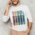Retro Nineties Style Audio Tape Nostalgia Year 1990 Premium Tri-Blend Unisex Long Sleeve T-Shirt
